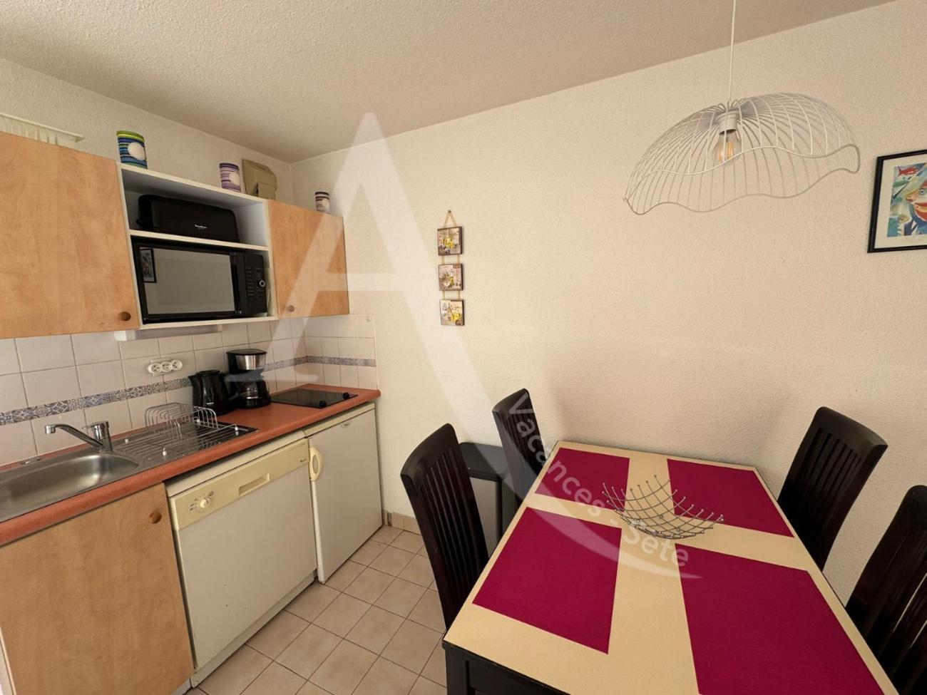 Studio 4 Pers, Pkg, 1Ere Ligne Mer, Piscine, Tennis Sète Exteriér fotografie